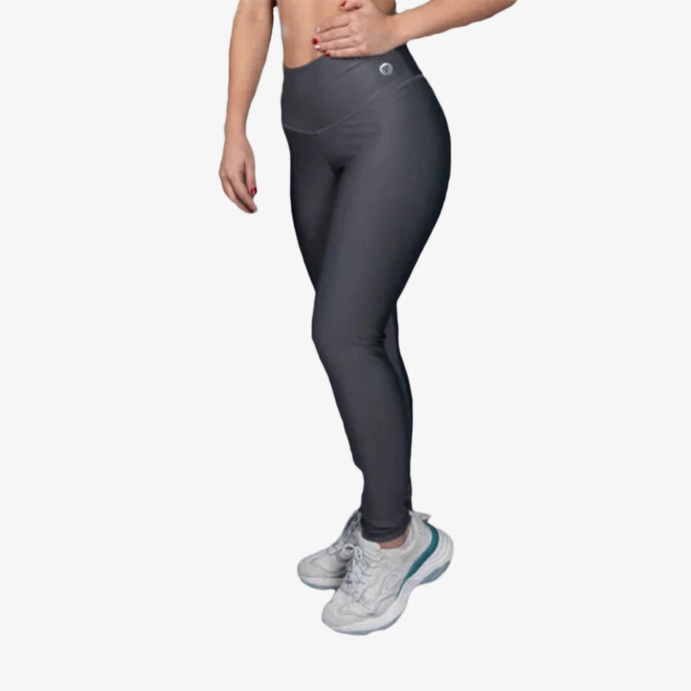 LEGGINS PUSH UP UNICOLOR - GRIS OSCURO - Tenfit - Ropa Deportiva